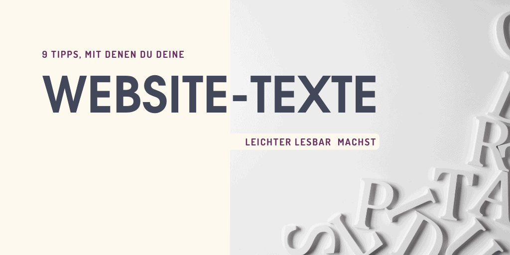Website-Texte besser lesbar machen – 9 Top-Tipps