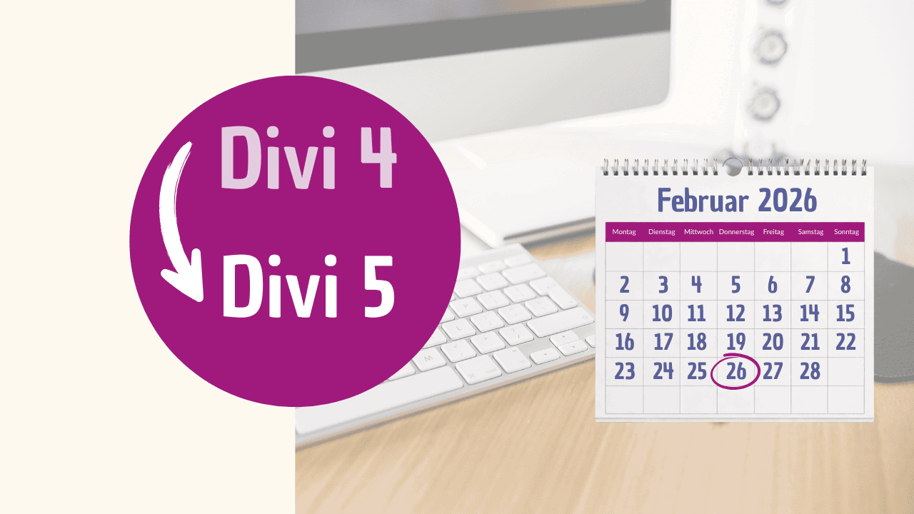 Wechsel von Divi4 zu Divi5